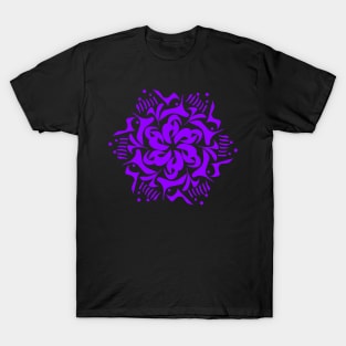 Purple Mandala art T-Shirt